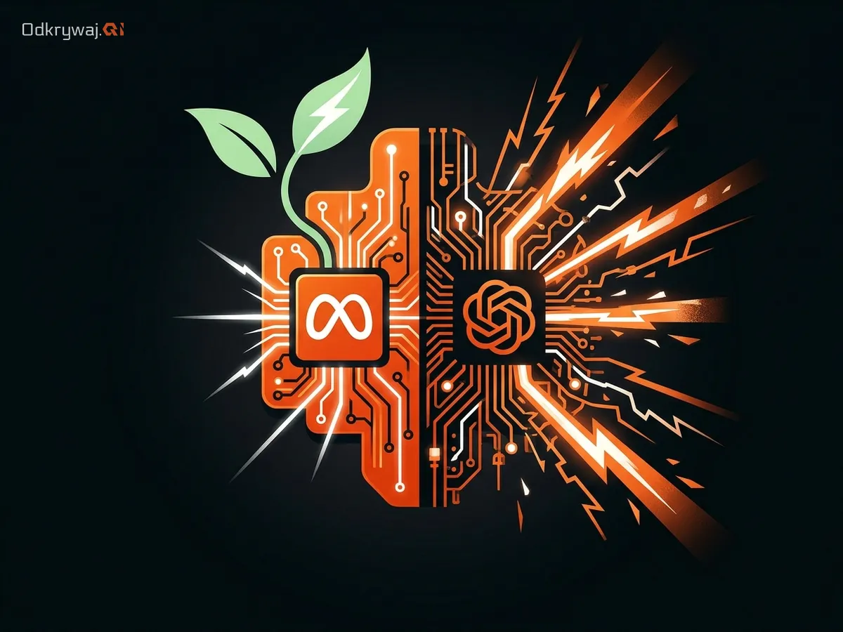 Meta AI zużywa 10x mniej energii niż ChatGPT