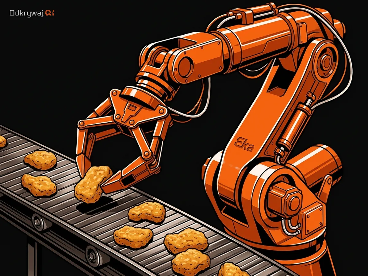 Robotyczna szczypca Eka sortuje nuggetsy. Branża mówi wow.