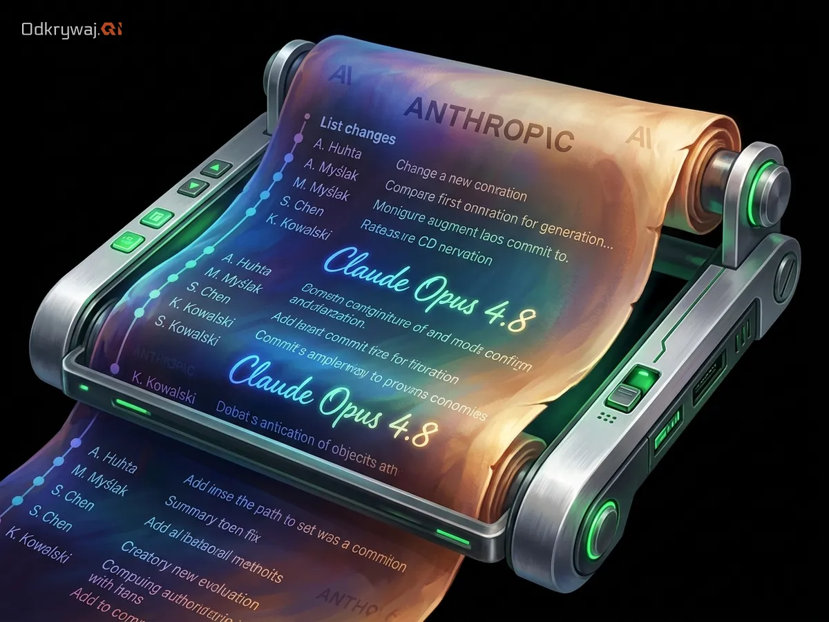 n8n wrzuca update z Claude Opus 4.8 jako współautorem kodu